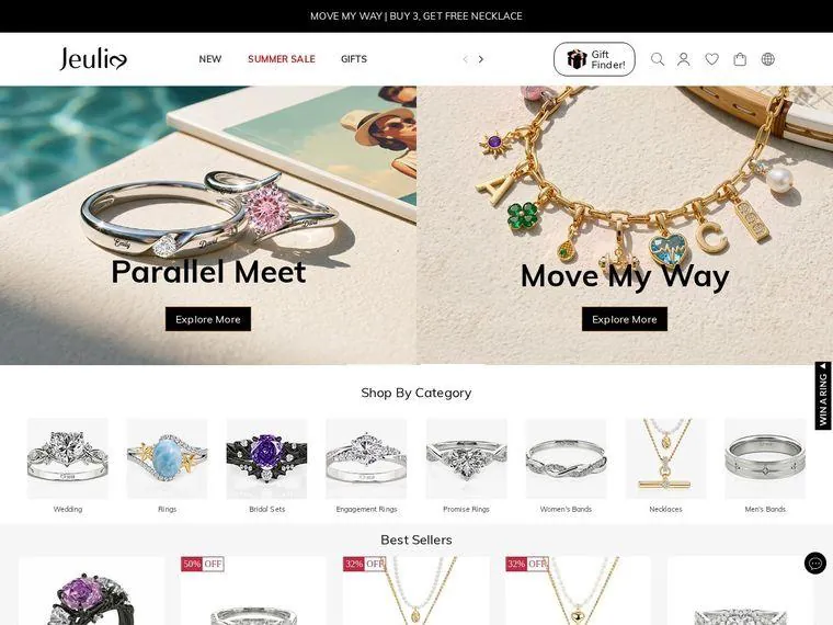 Jeulia website