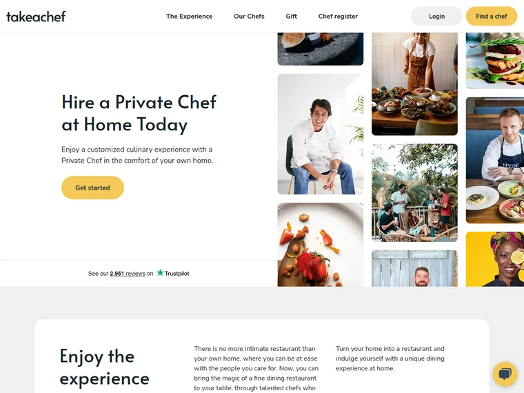 Take a Chef website